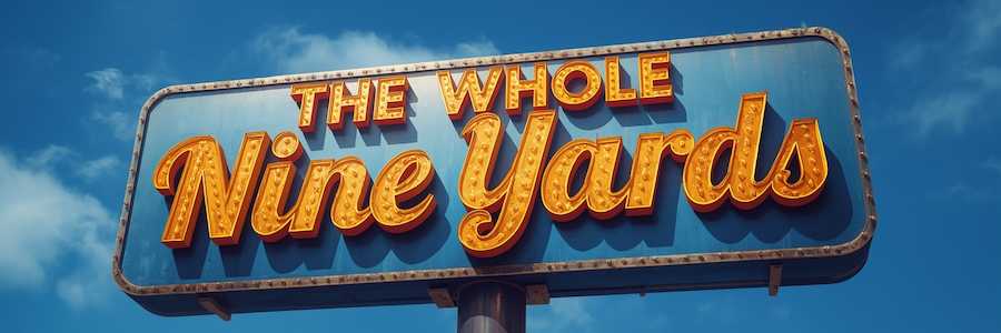 The whole nine yards